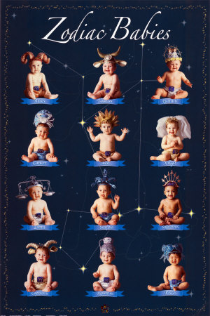 Bebés del Zodiaco Póster por Tom Arma