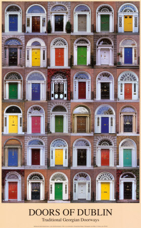 Doors of Dublin Art Print