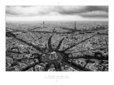 Paris, l'Etoile Vue du Ciel Prints por Guillaume Plisson